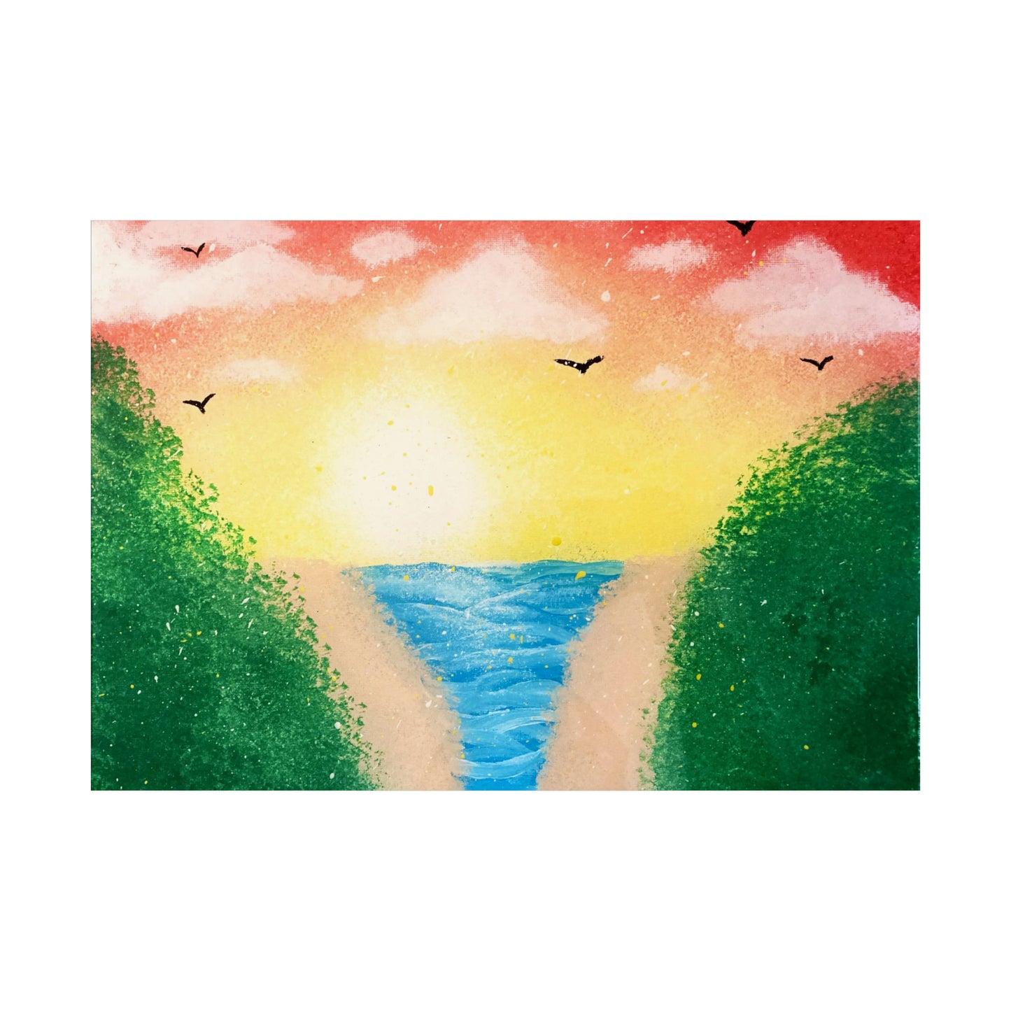 Sacred Channel Matte Horizontal Poster