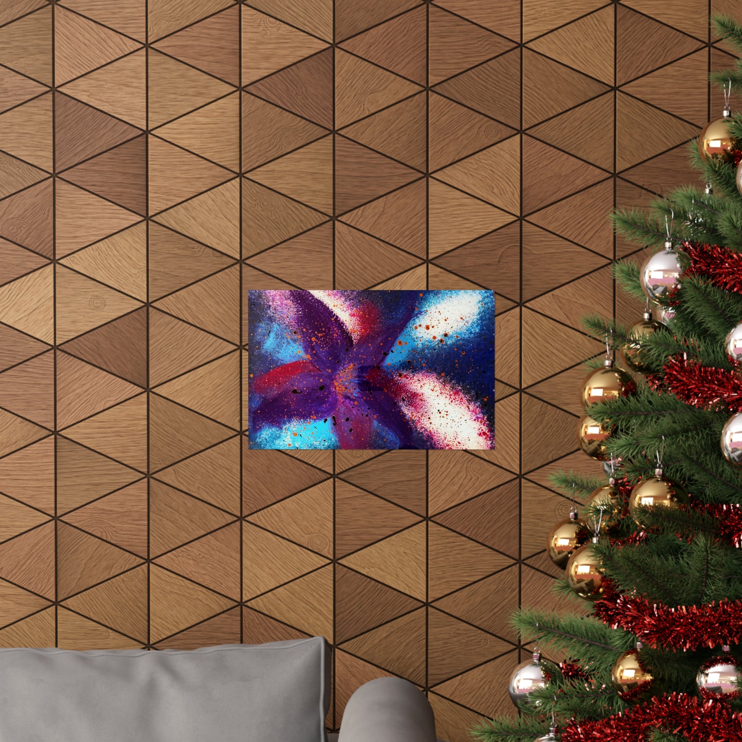 Vibrant Bloom Matte Horizontal Poster