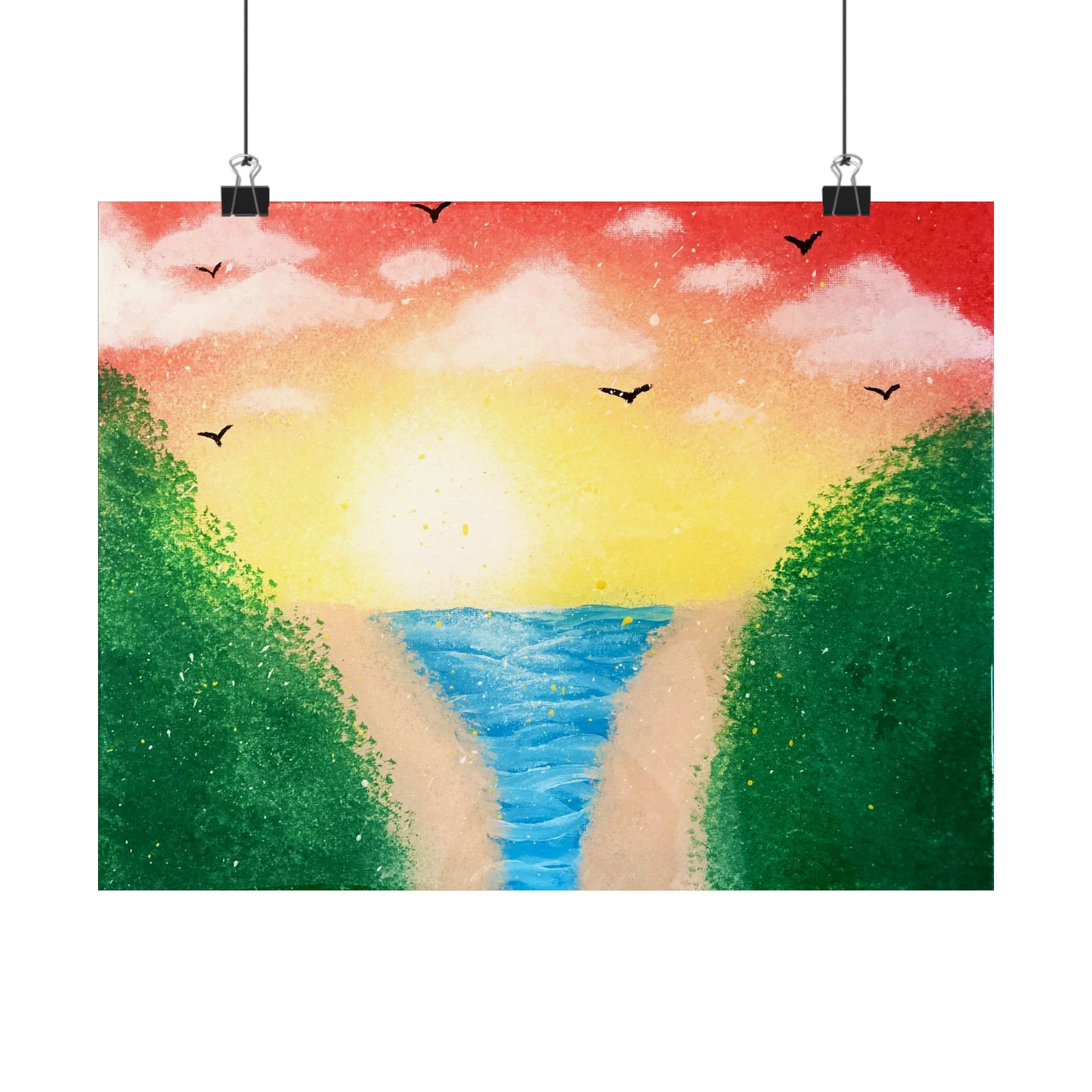 Sacred Channel Matte Horizontal Poster