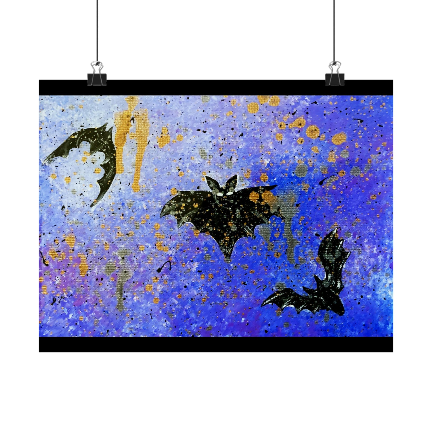 Bats Matte Horizontal Poster