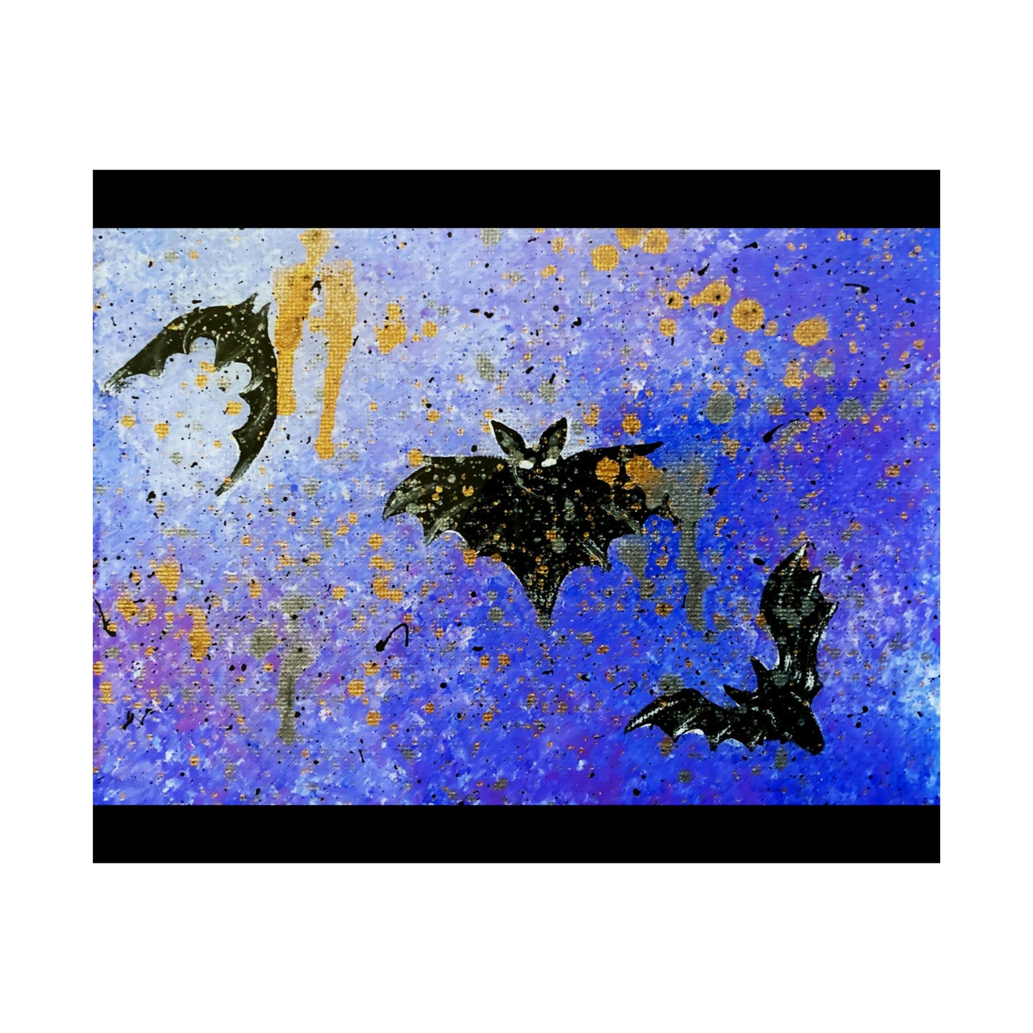 Bats Matte Horizontal Poster