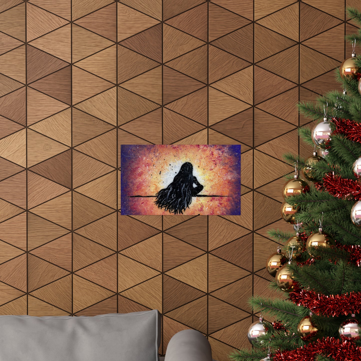 Peaceful Chaos Matte Horizontal Poster