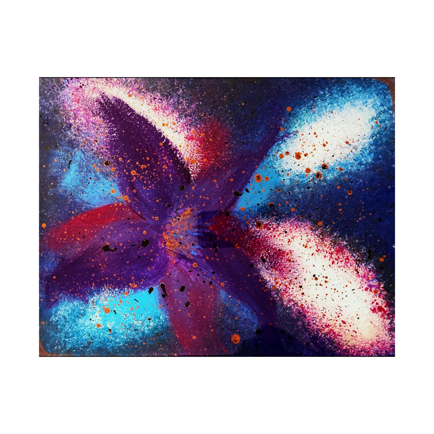 Vibrant Bloom Matte Horizontal Poster