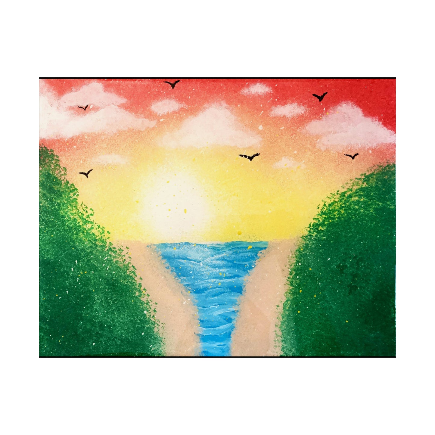 Sacred Channel Matte Horizontal Poster