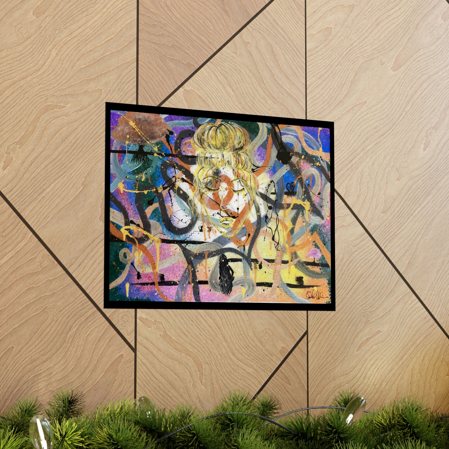Chaotic Mind Matte Horizontal Poster