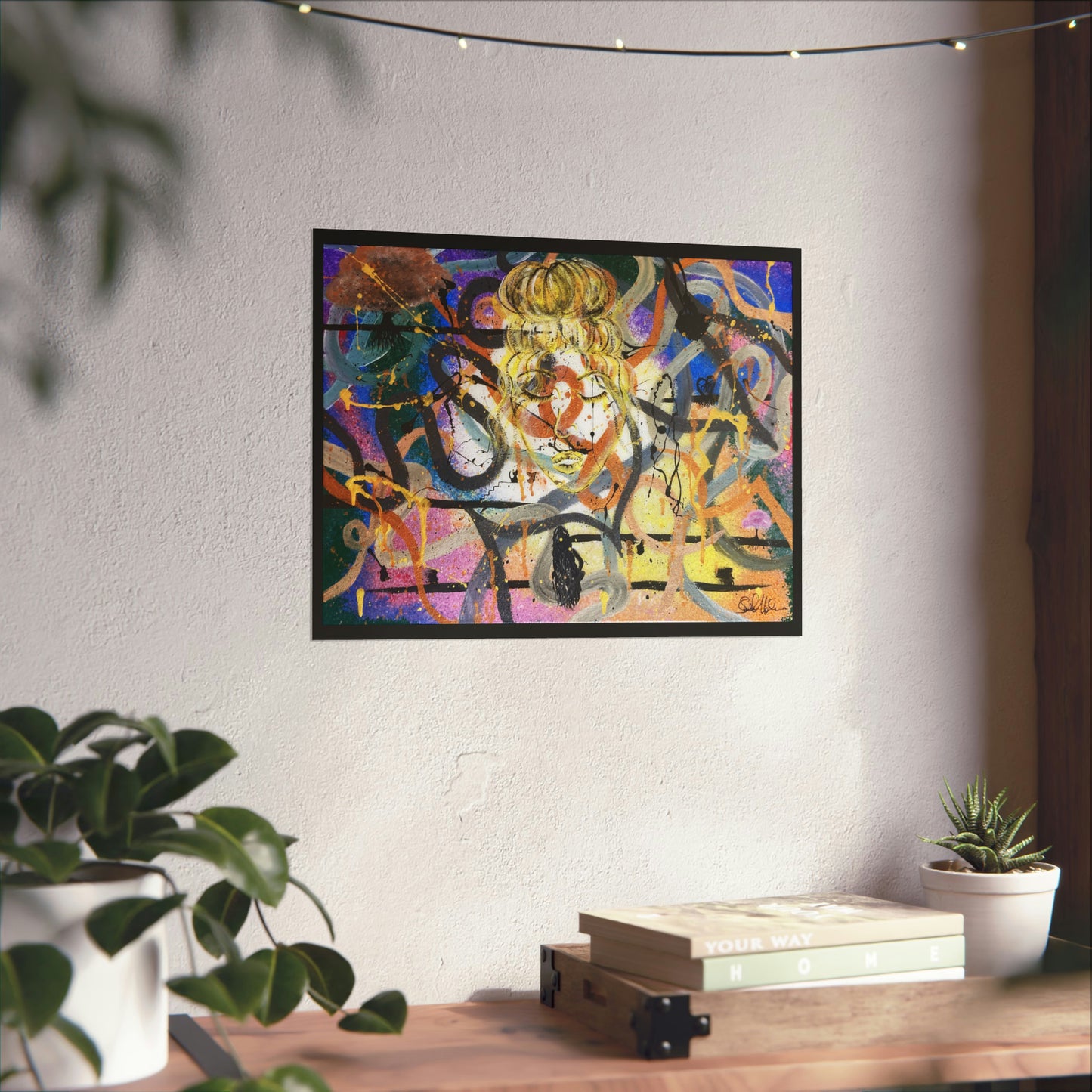 Chaotic Mind Matte Horizontal Poster