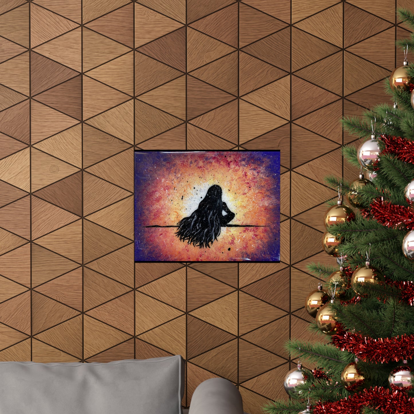 Peaceful Chaos Matte Horizontal Poster