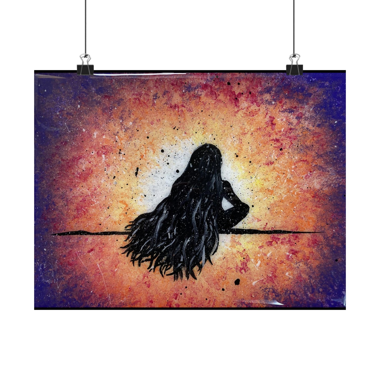 Peaceful Chaos Matte Horizontal Poster