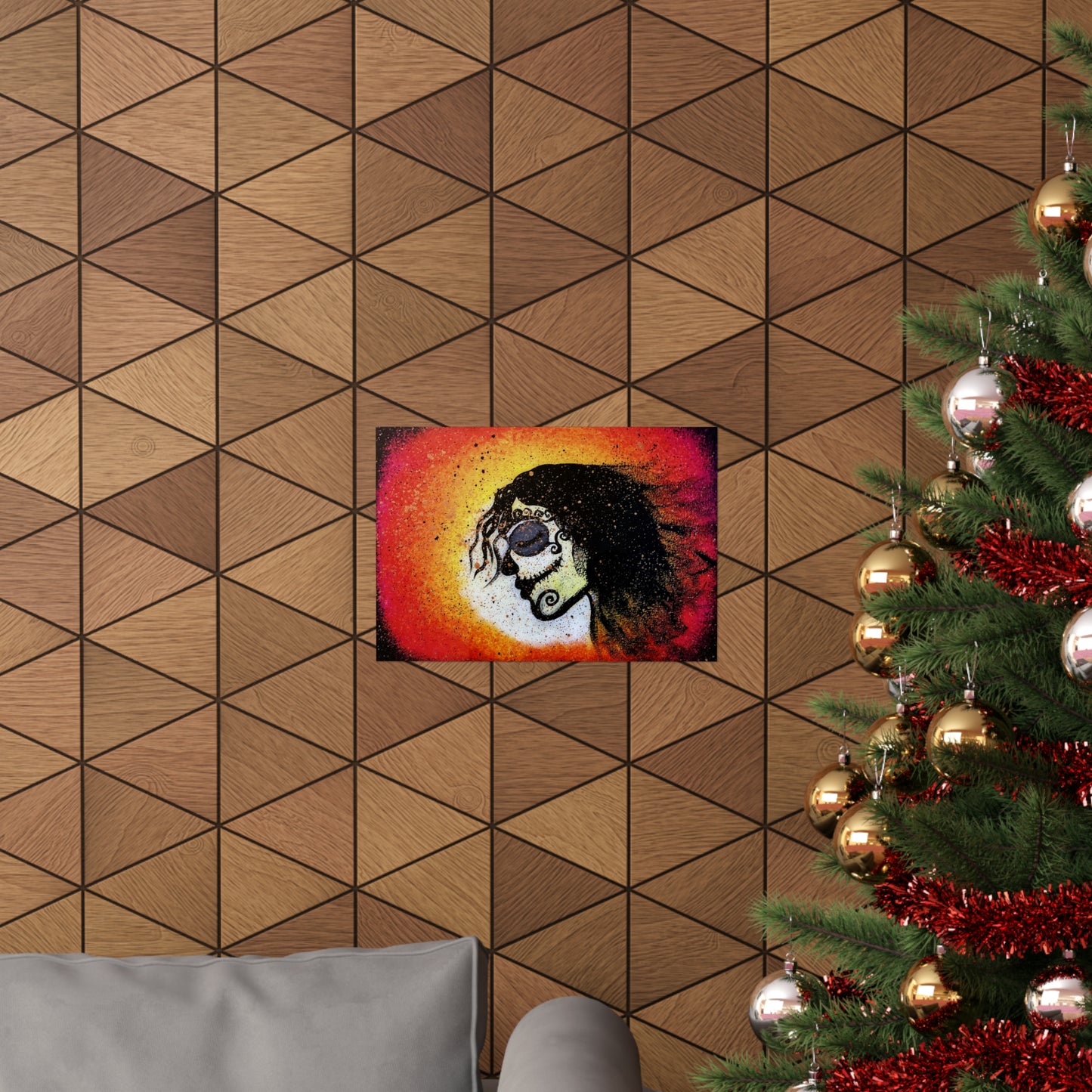 Dia De Los Muertos Matte Horizontal Poster