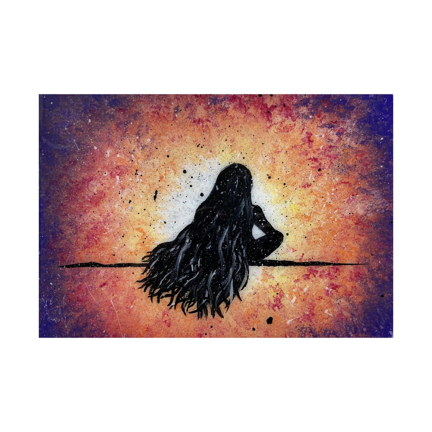 Peaceful Chaos Matte Horizontal Poster