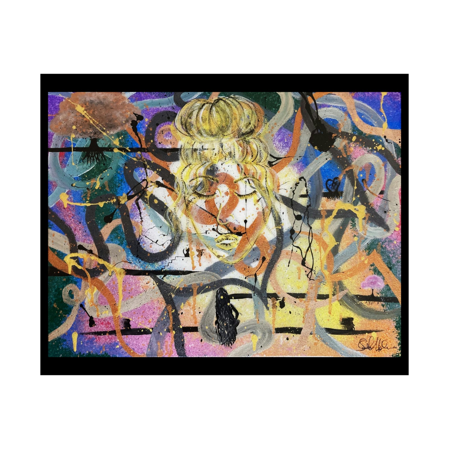 Chaotic Mind Matte Horizontal Poster