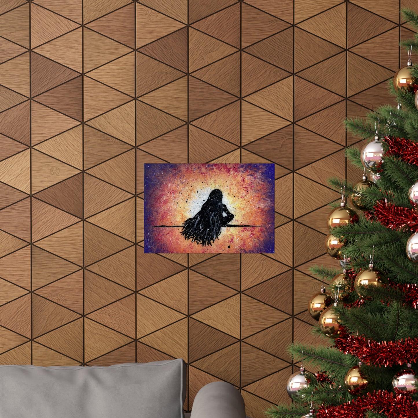 Peaceful Chaos Matte Horizontal Poster