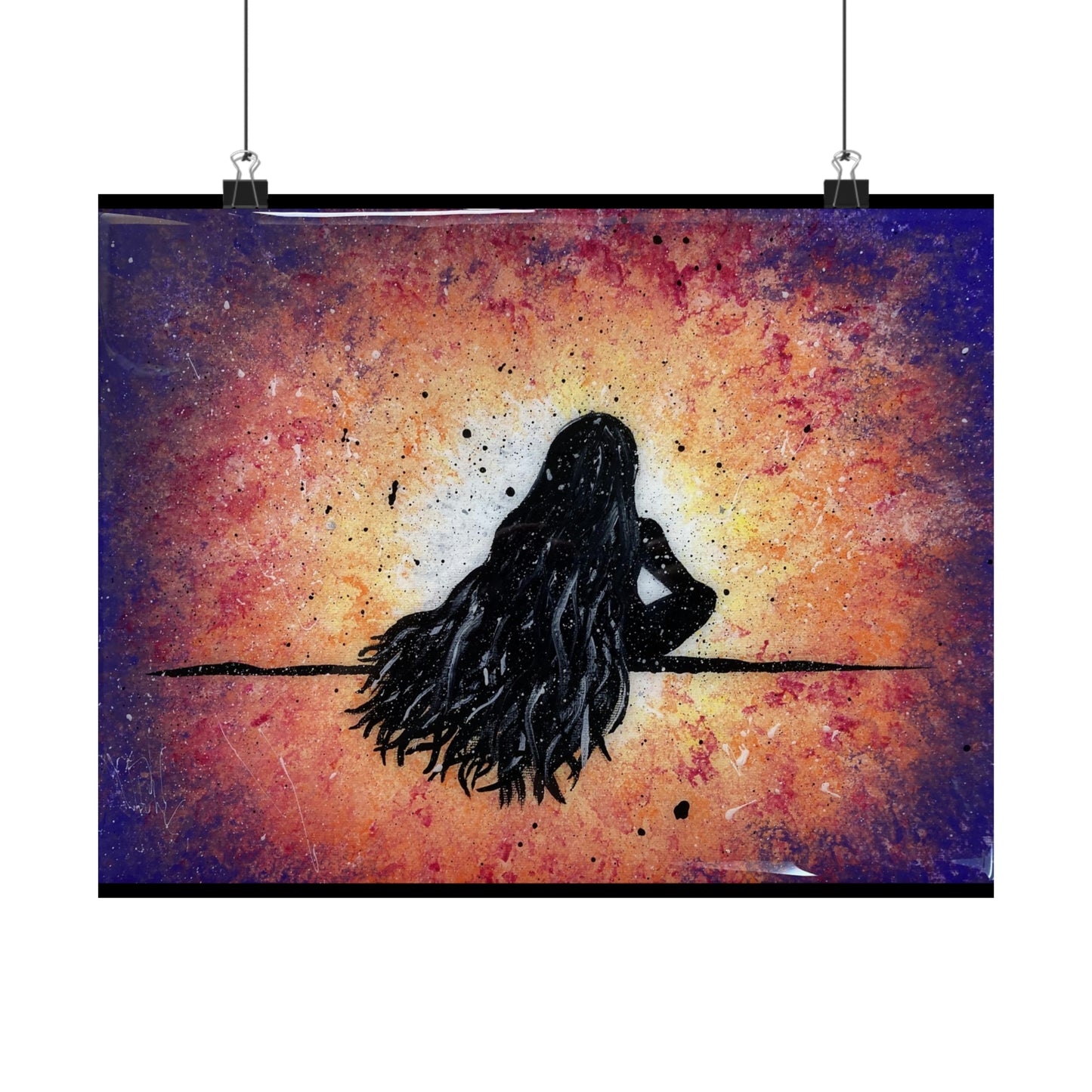 Peaceful Chaos Matte Horizontal Poster