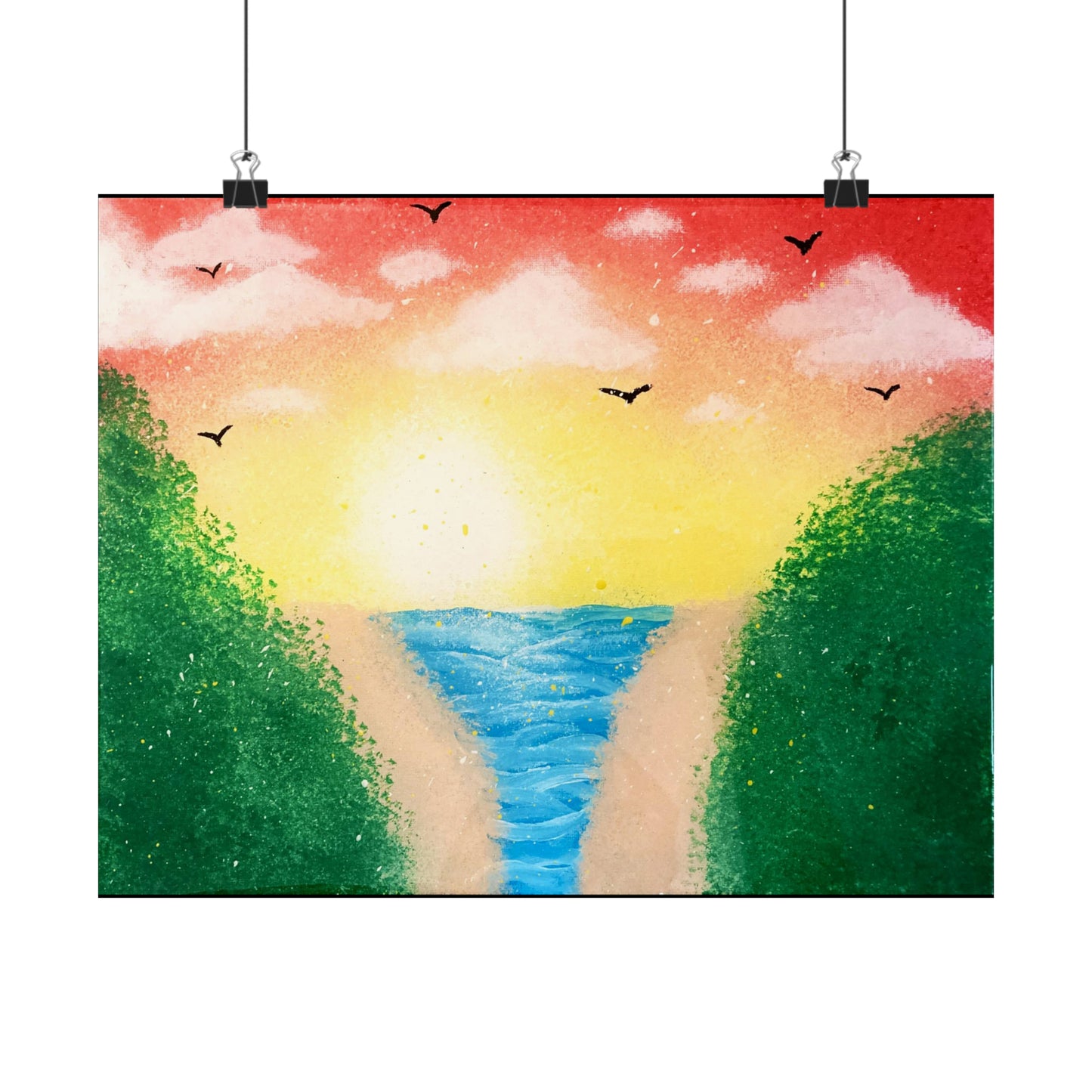 Sacred Channel Matte Horizontal Poster