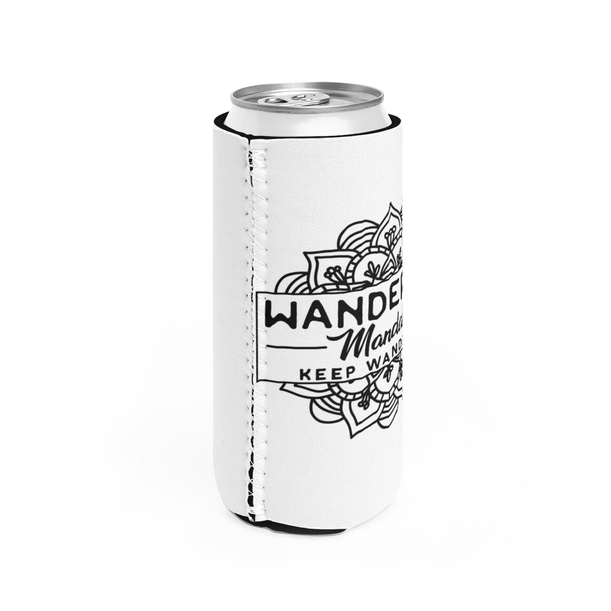 Wandering Mandala Slim Can Cooler