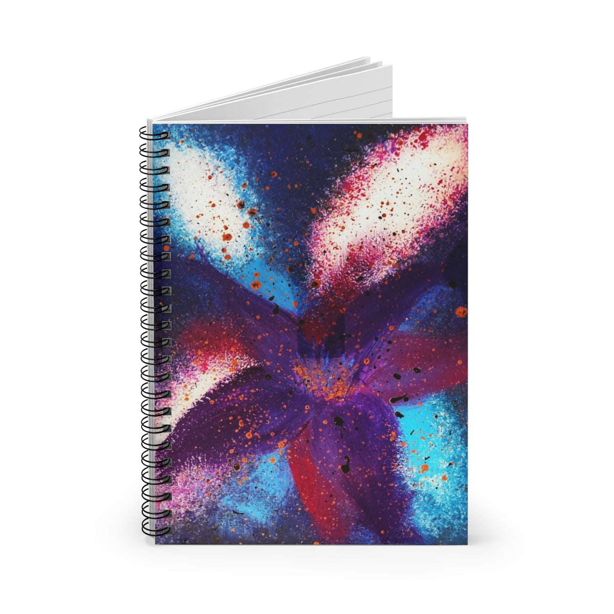 Vibrant Bloom Spiral Notebook - Ruled Line