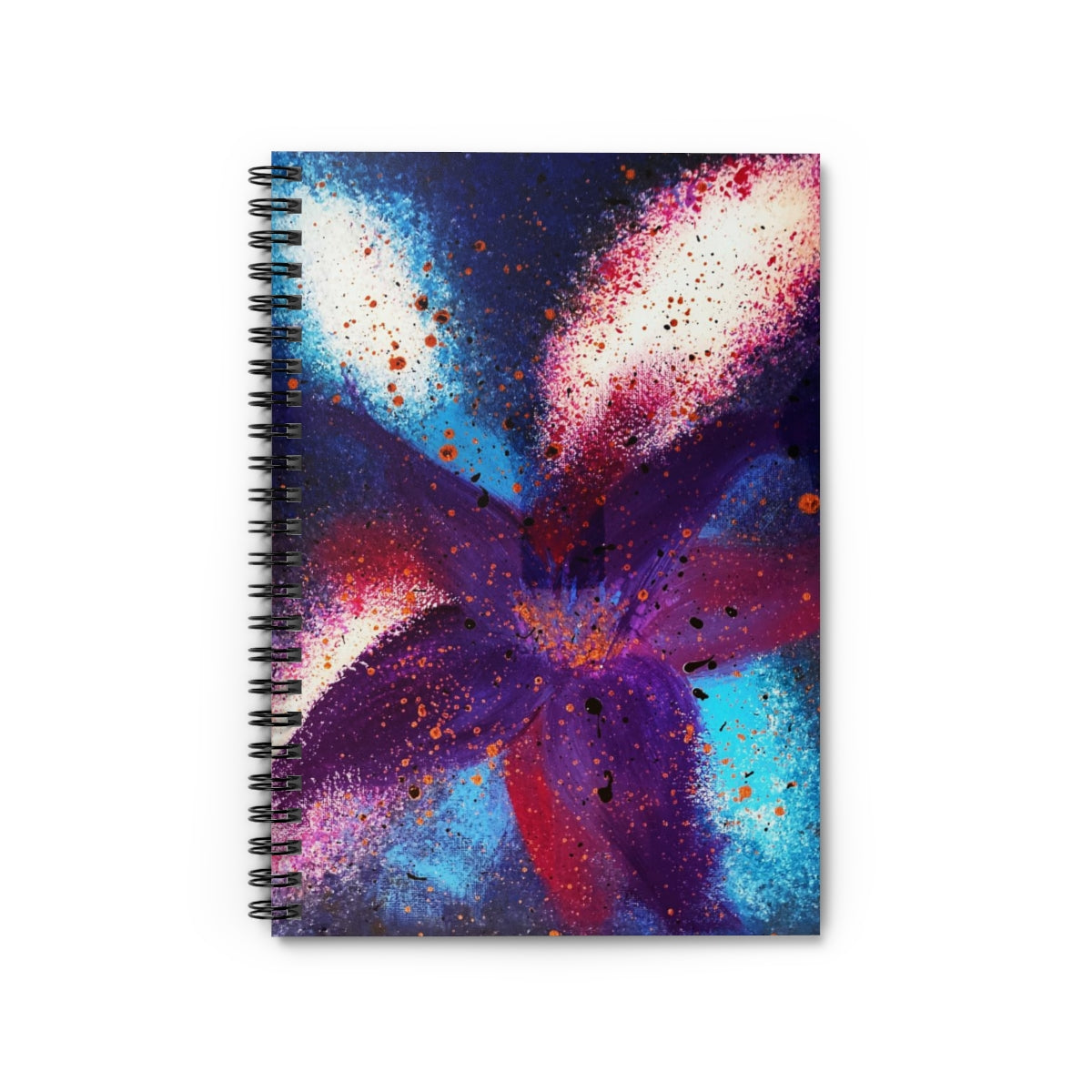 Vibrant Bloom Spiral Notebook - Ruled Line