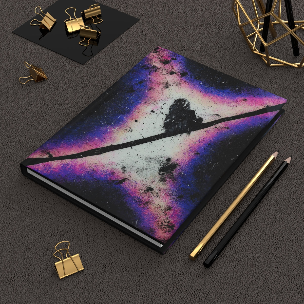 Spaced Out Hardcover Journal Matte