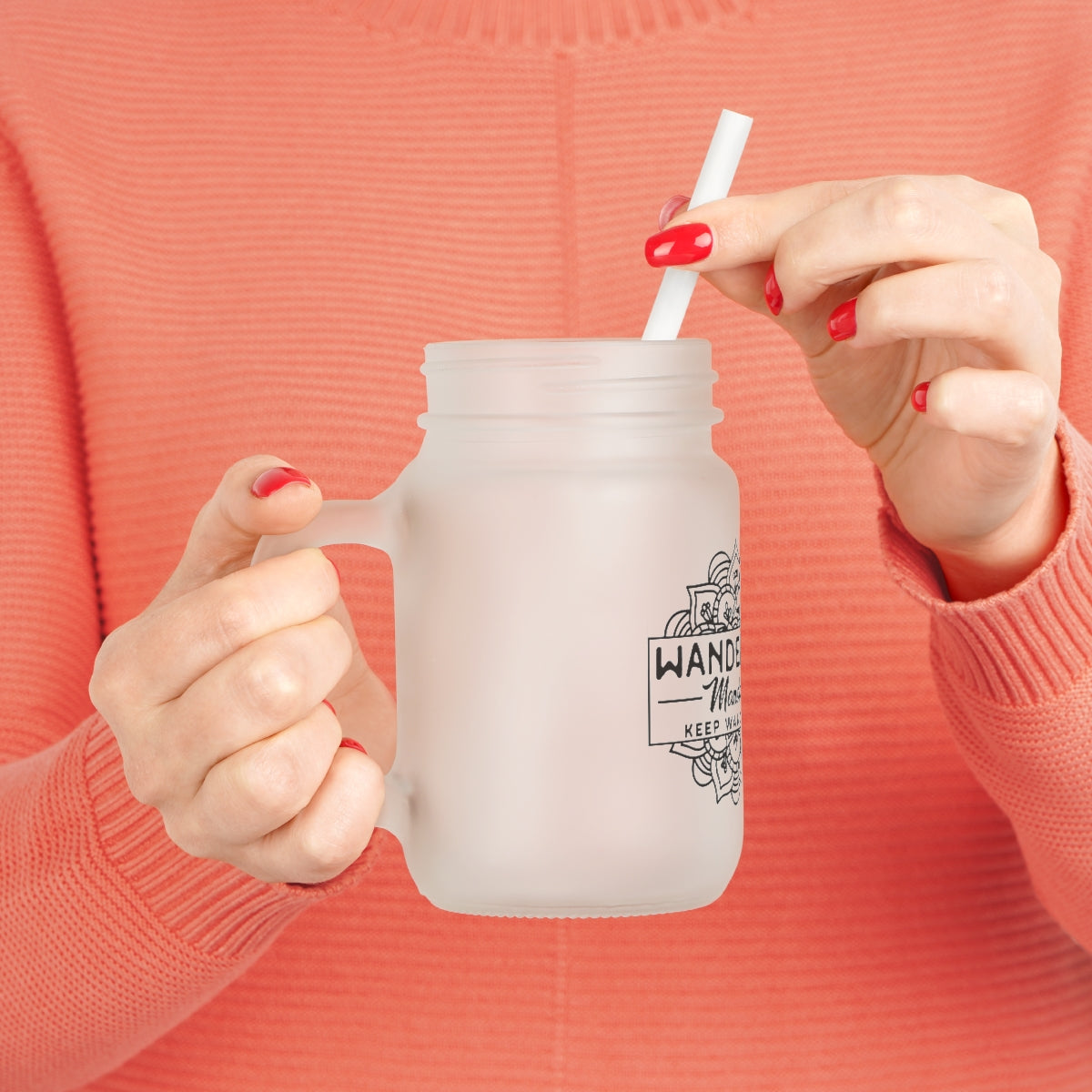 Wandering Mandala Mason Jar