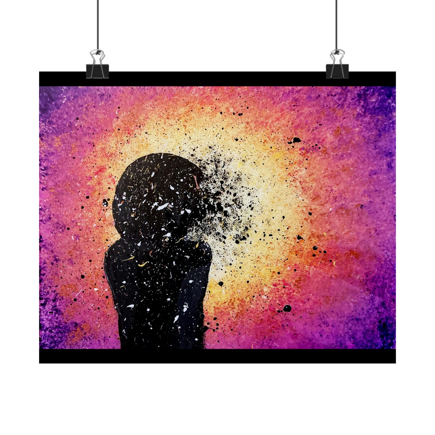 Brain in Flux Matte Horizontal Poster