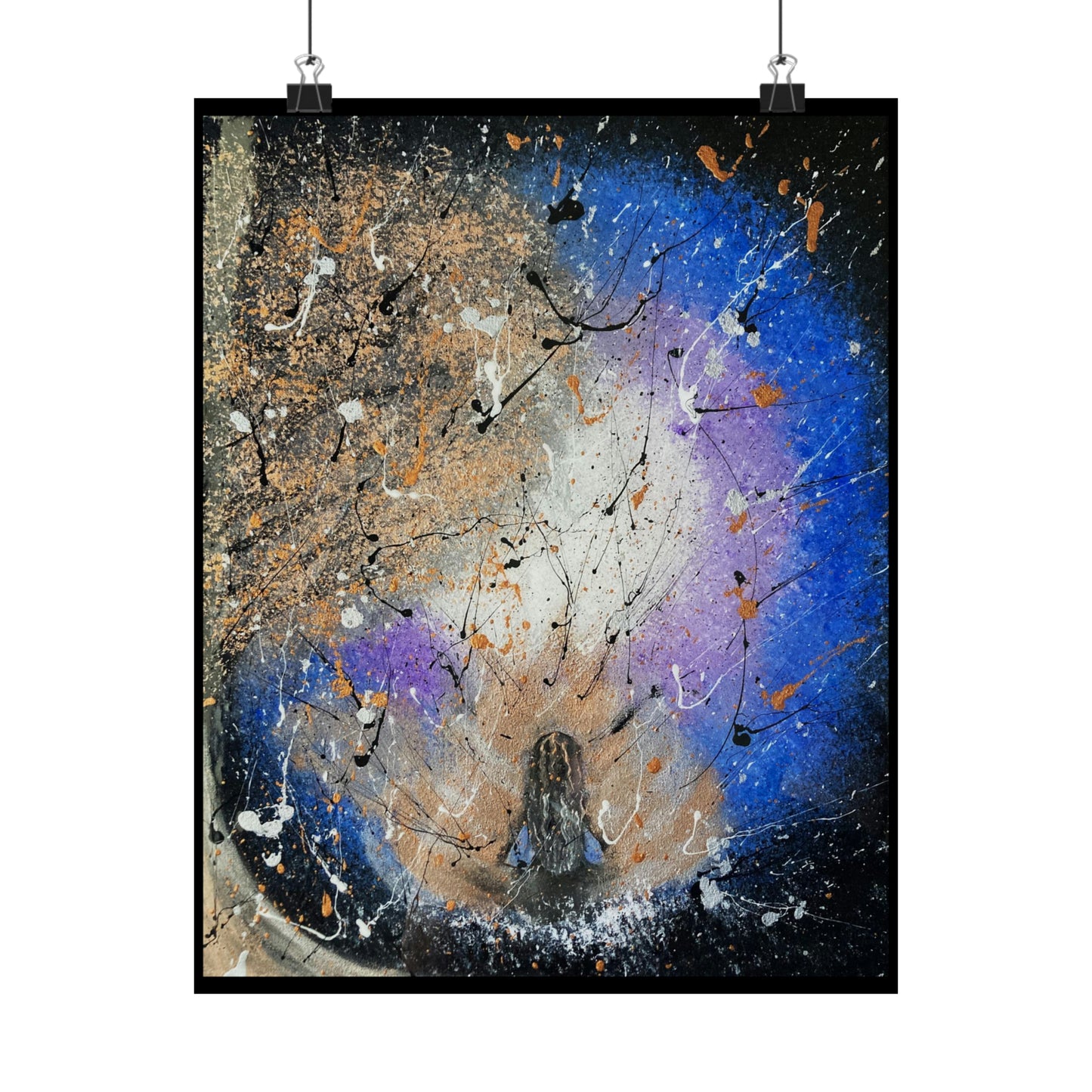 Energetic Meditation Matte Vertical Poster