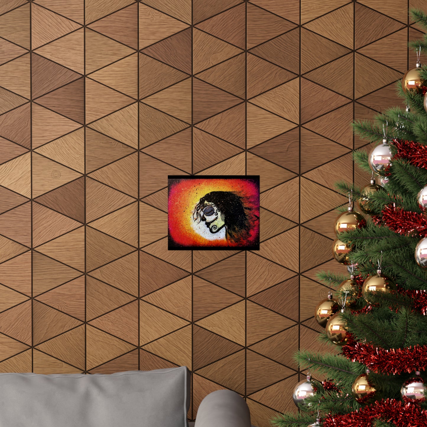 Dia De Los Muertos Matte Horizontal Poster