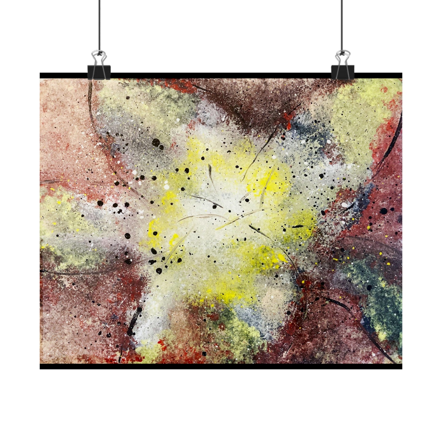 Poison Flower Matte Horizontal Poster