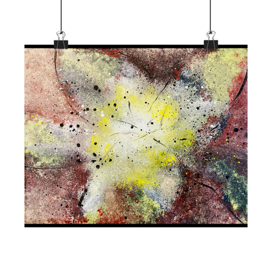 Poison Flower Matte Horizontal Poster