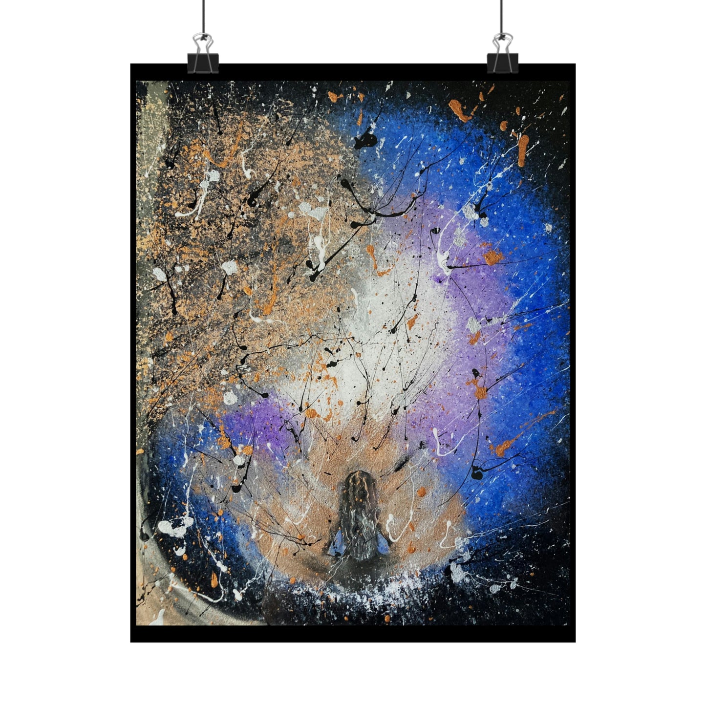 Energetic Meditation Matte Vertical Poster