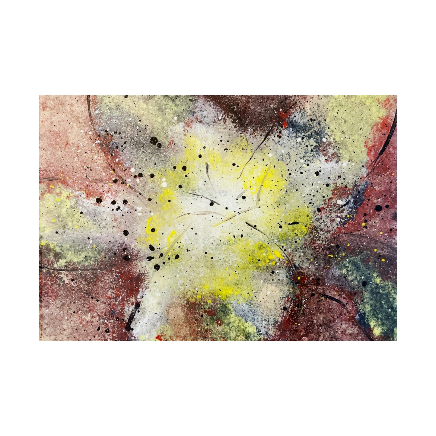 Poison Flower Matte Horizontal Poster