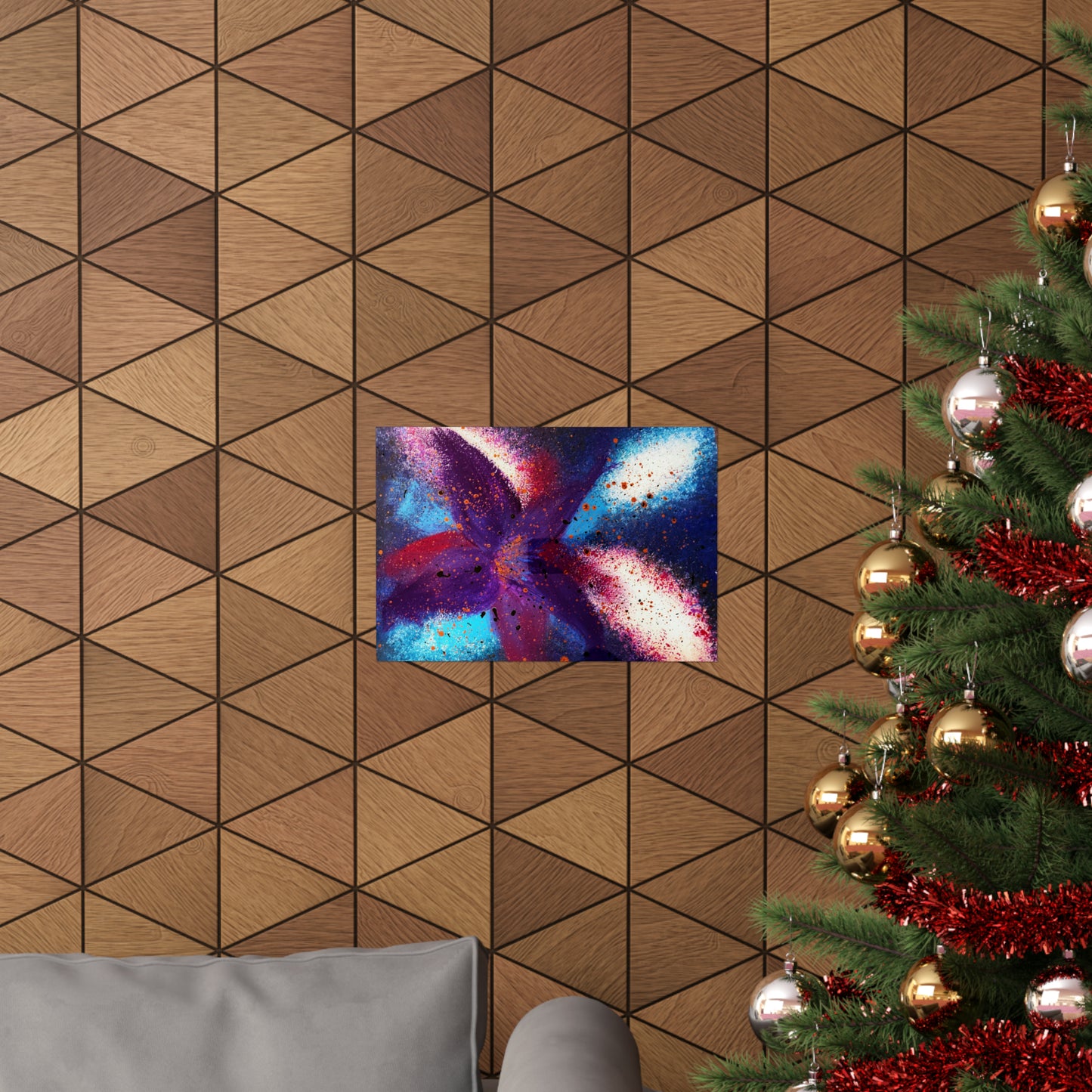 Vibrant Bloom Matte Horizontal Poster