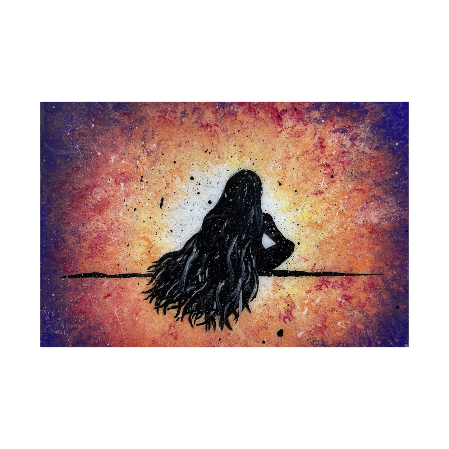 Peaceful Chaos Matte Horizontal Poster