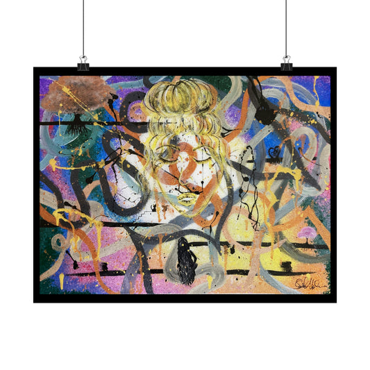 Chaotic Mind Matte Horizontal Poster