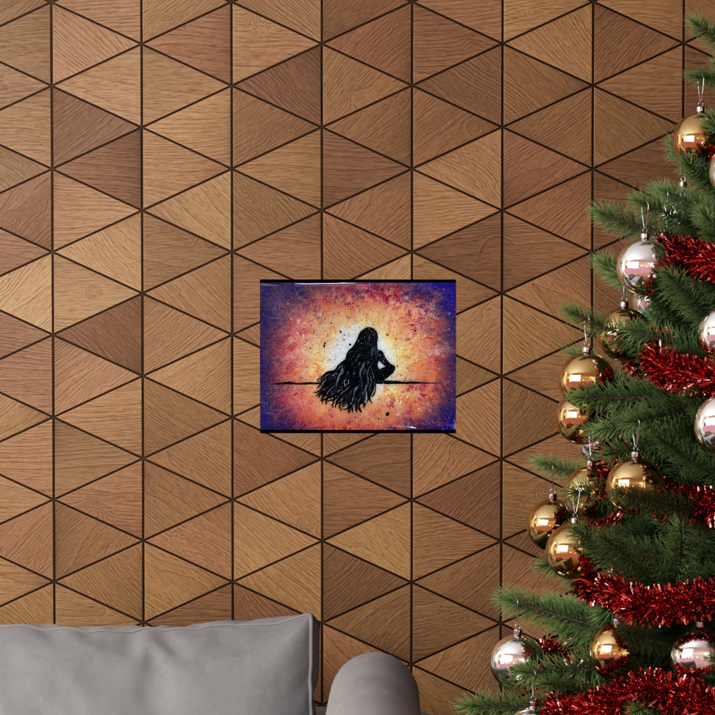 Peaceful Chaos Matte Horizontal Poster