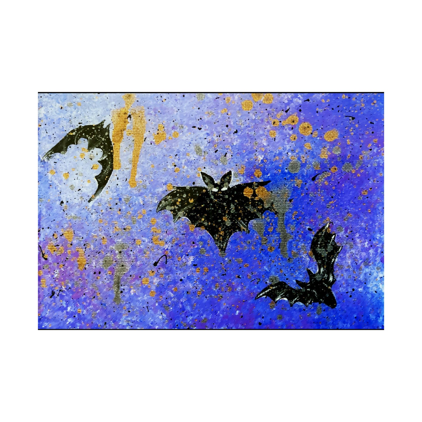 Bats Matte Horizontal Poster