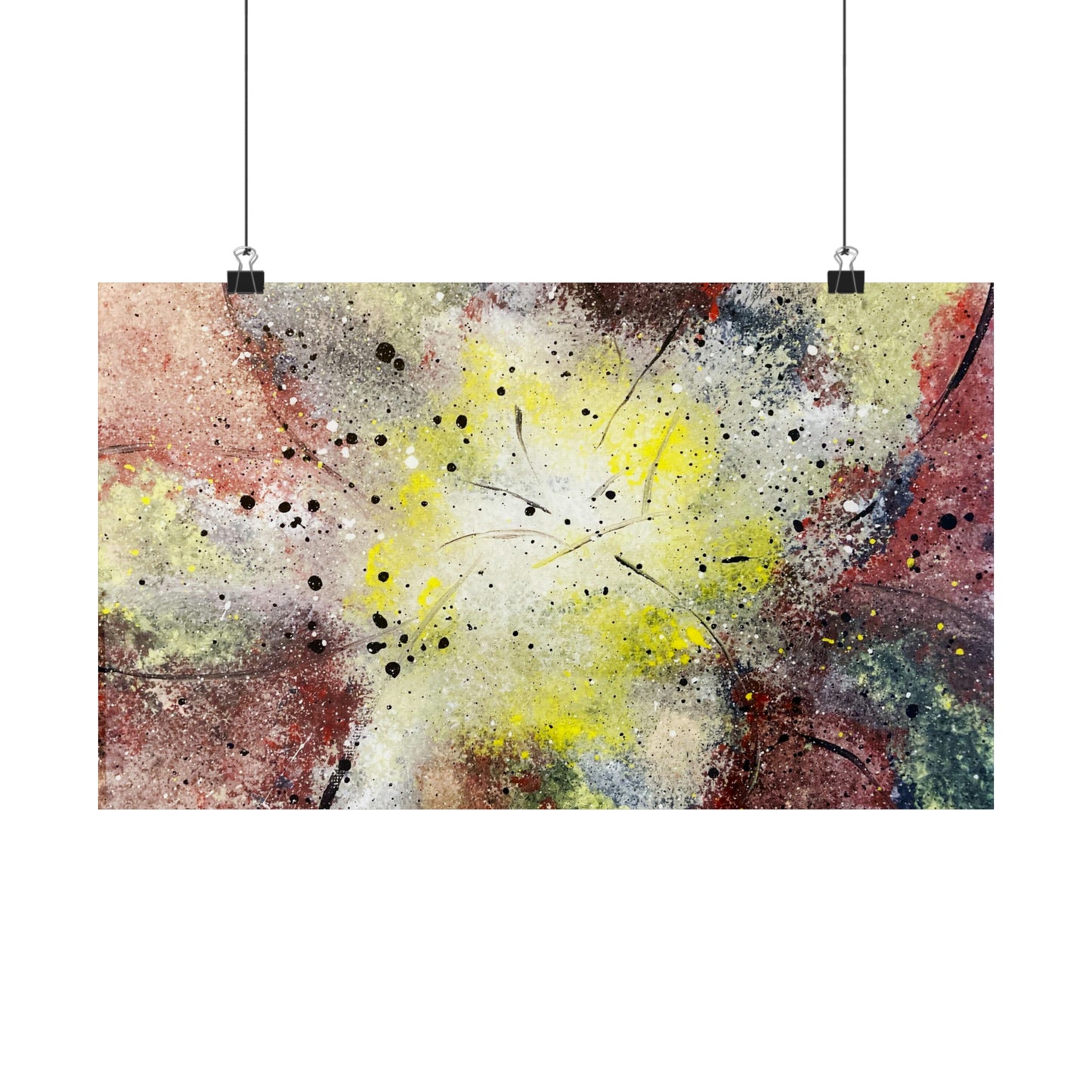 Poison Flower Matte Horizontal Poster