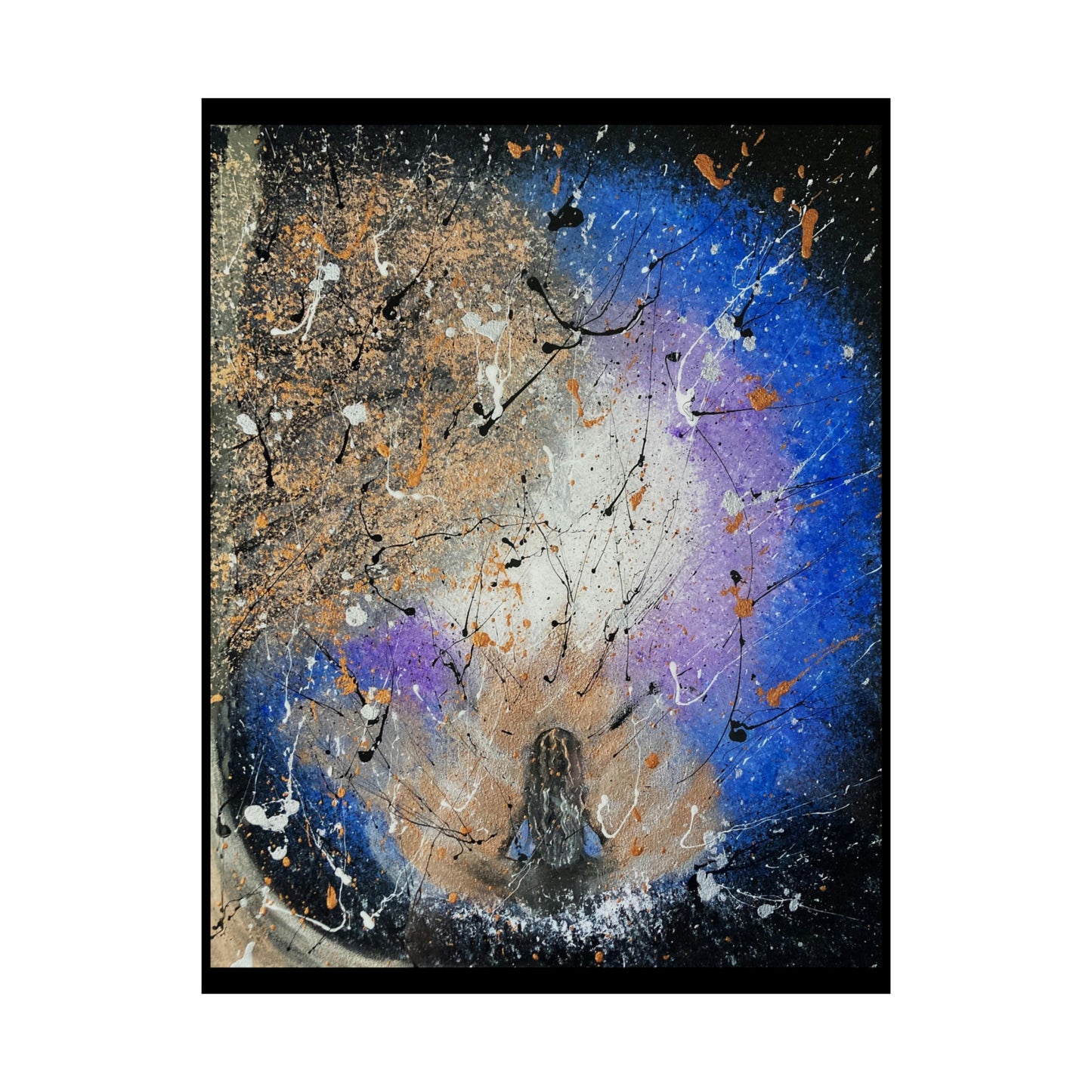 Energetic Meditation Matte Vertical Poster