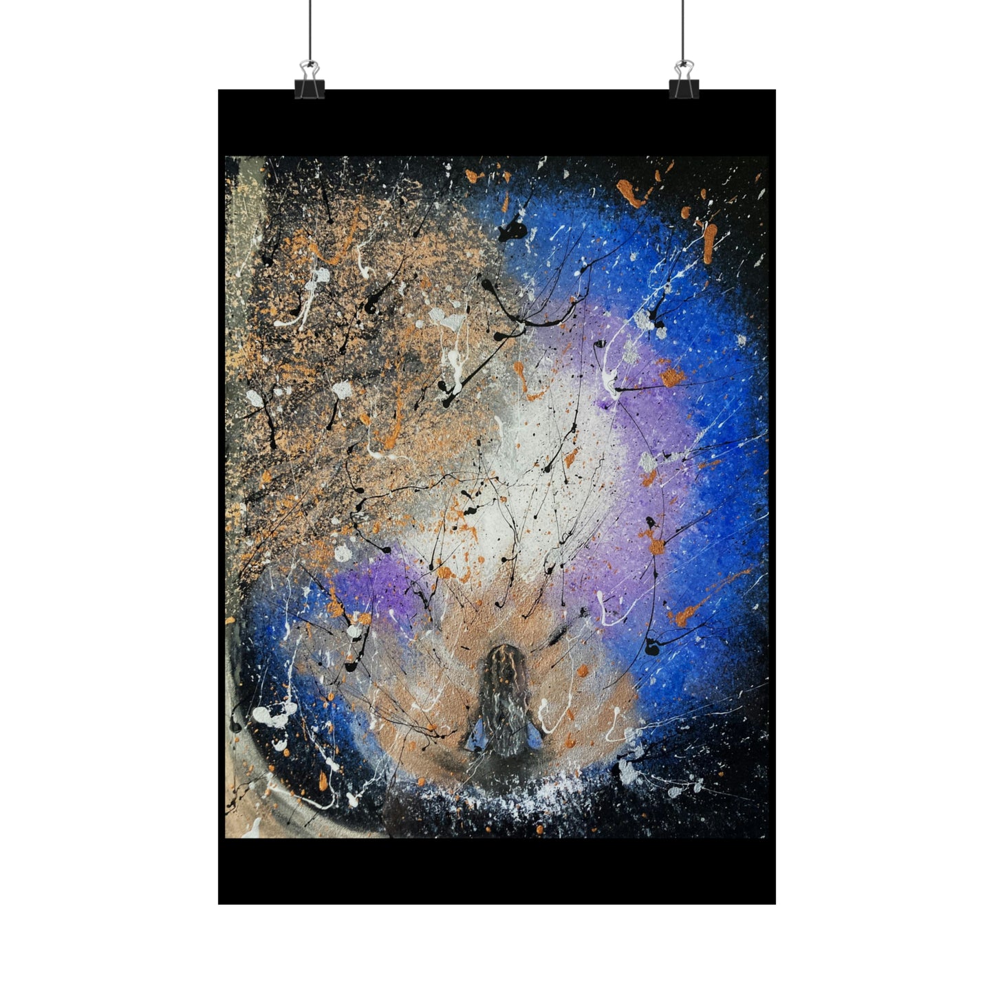 Energetic Meditation Matte Vertical Poster