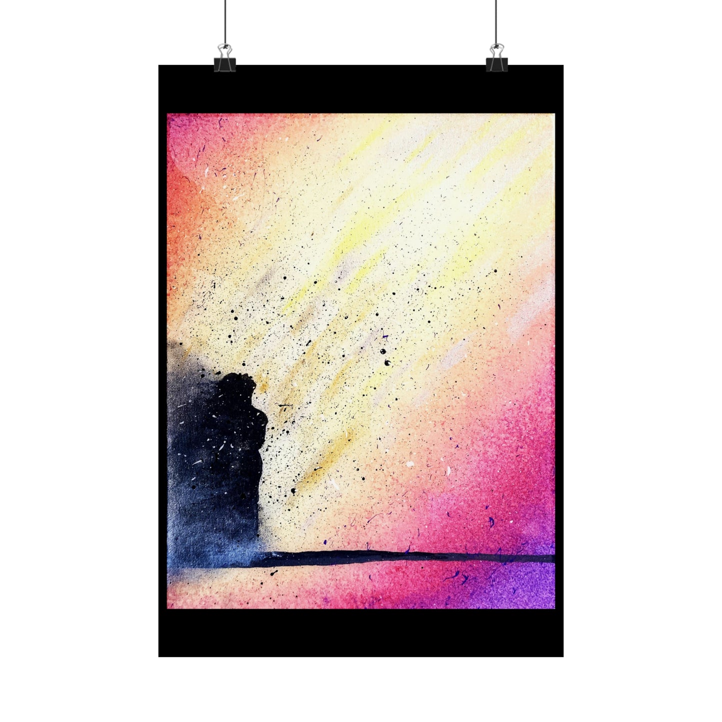 Shadow of Strength Matte Vertical Poster
