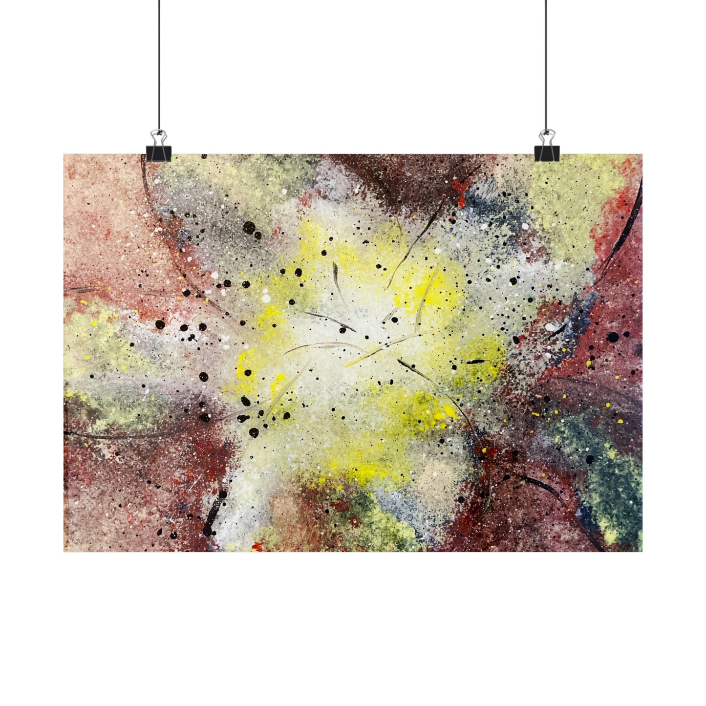 Poison Flower Matte Horizontal Poster