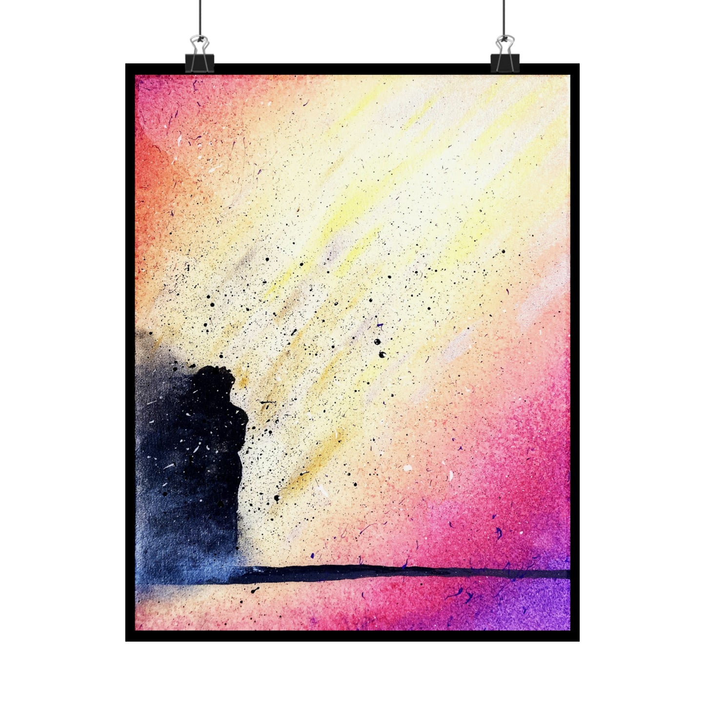 Shadow of Strength Matte Vertical Poster