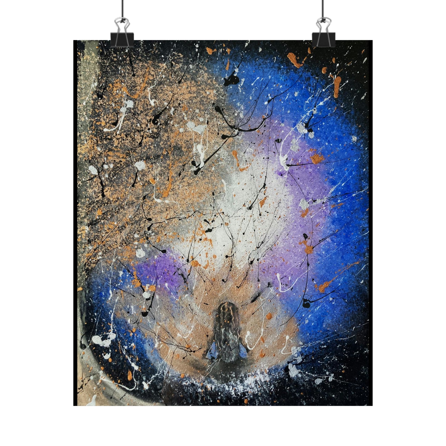 Energetic Meditation Matte Vertical Poster