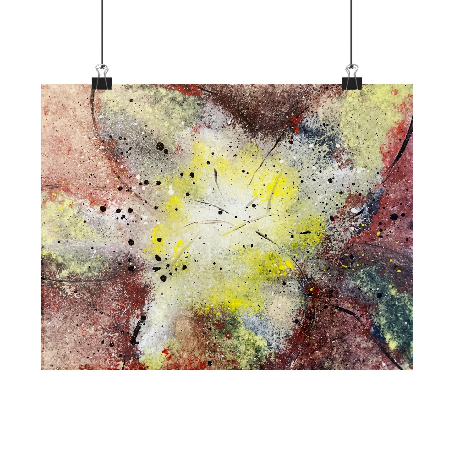 Poison Flower Matte Horizontal Poster