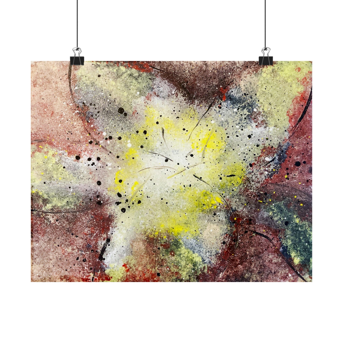 Poison Flower Matte Horizontal Poster
