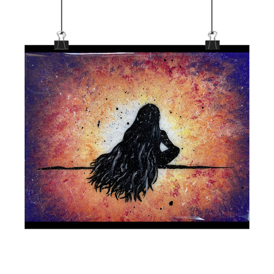 Peaceful Chaos Matte Horizontal Poster