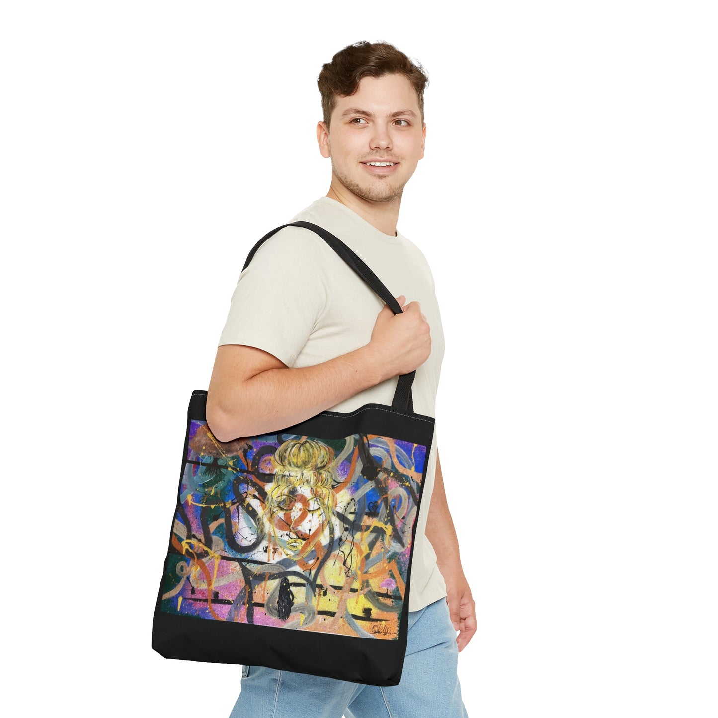 Chaotic Mind Tote Bag (AOP)