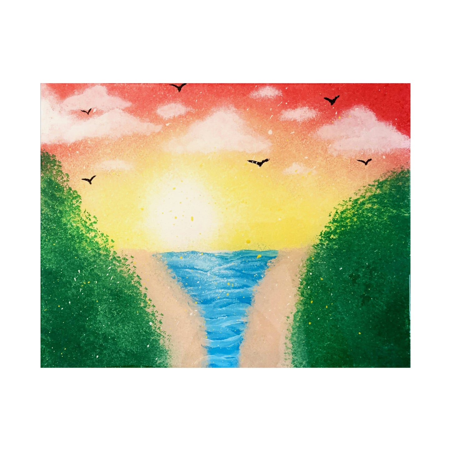 Sacred Channel Matte Horizontal Poster