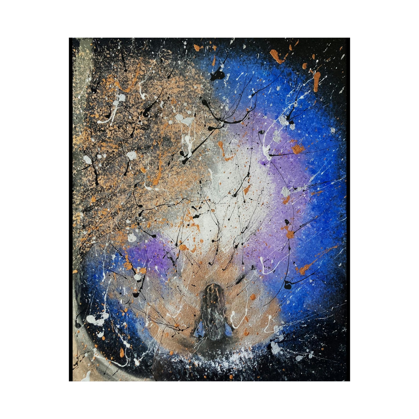Energetic Meditation Matte Vertical Poster