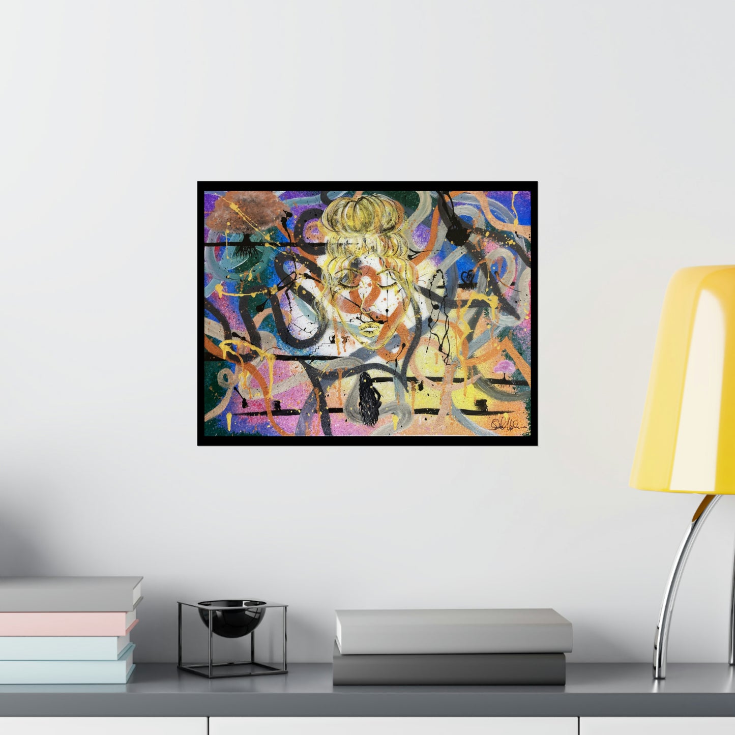 Chaotic Mind Matte Horizontal Poster