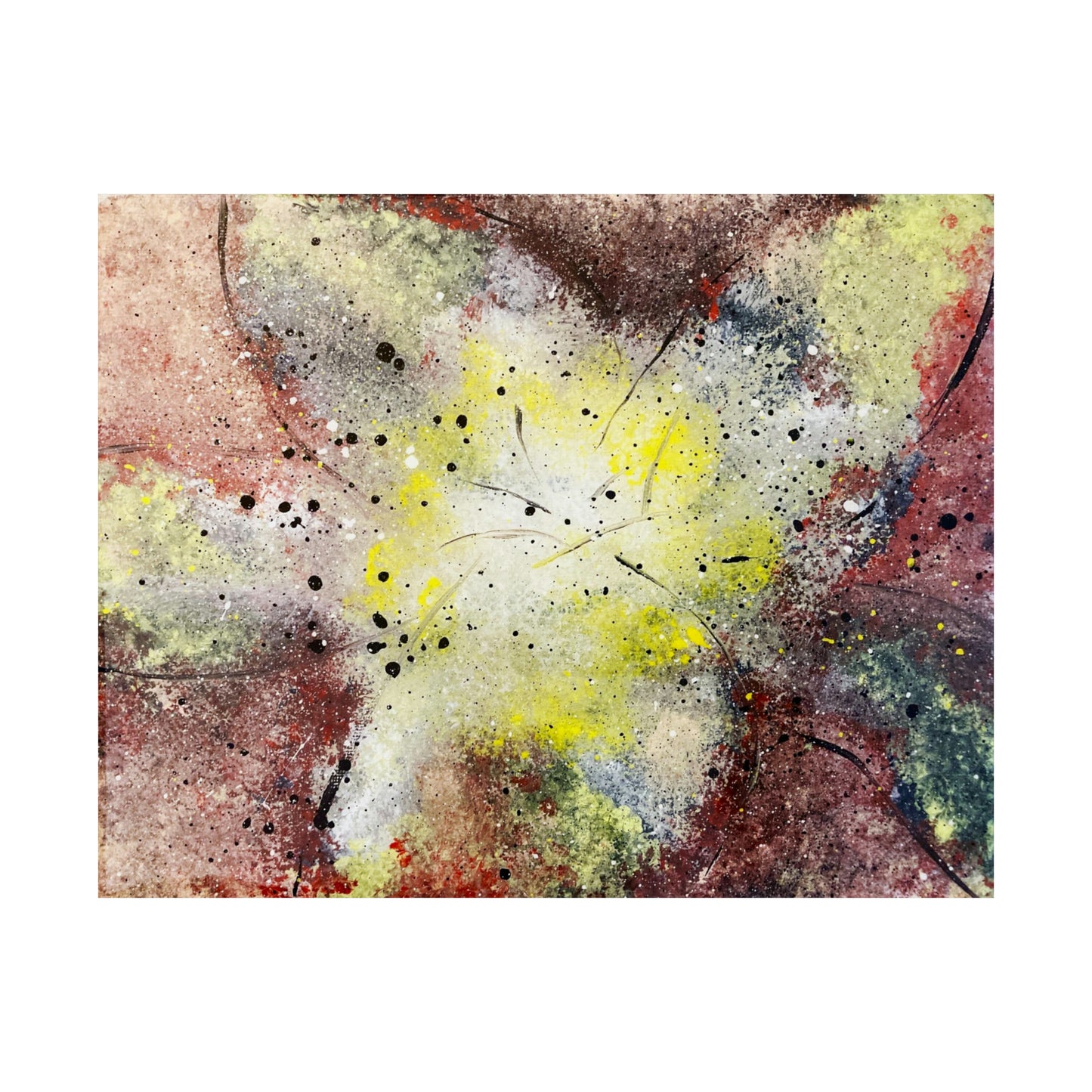Poison Flower Matte Horizontal Poster